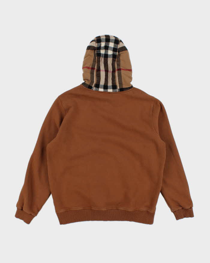 Vintage 2000's Burberry Nova Check Hoodie - L