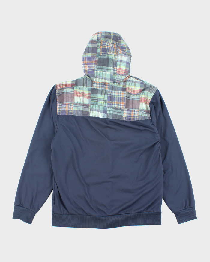 Vintage Y2K Burton Snowboards Plaid Zip Up Hoodie - L