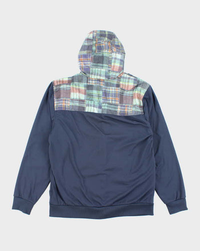 Vintage Y2K Burton Snowboards Plaid Zip Up Hoodie - L