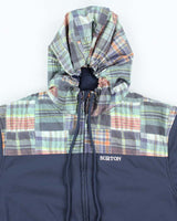 Vintage Y2K Burton Snowboards Plaid Zip Up Hoodie - L