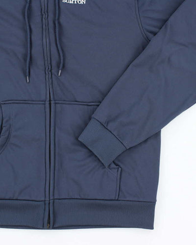 Vintage Y2K Burton Snowboards Plaid Zip Up Hoodie - L