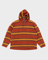 Vintage 2000's Pendleton Striped Quarter Button Hoodie - XL