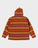 Vintage 2000's Pendleton Striped Quarter Button Hoodie - XL