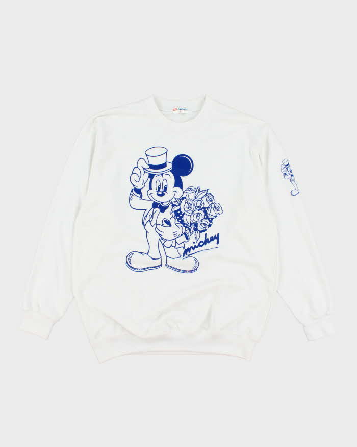 Vintage 90's Disney Mickey Mouse Groom Graphic Sweatshirt - L