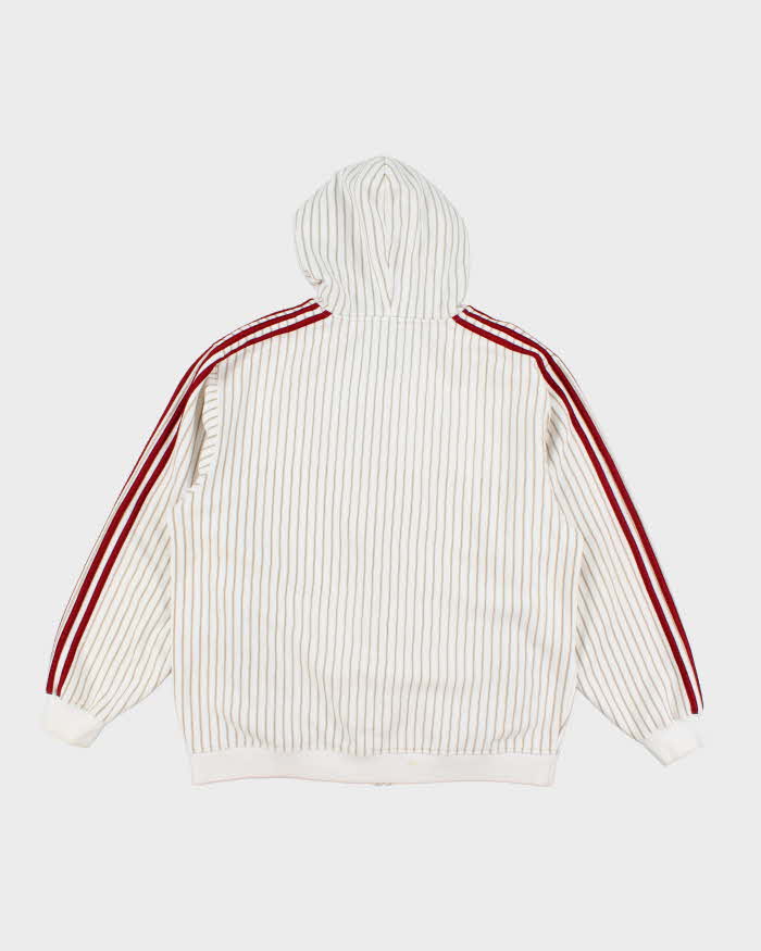Vintage 2000's Adidas NBA Pin Stripe Zip Up Hoodie - XL