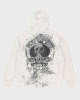 Vintage Y2K Xtreme Couture Gothic Print Zip Up Hoodie - XL