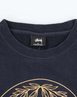 Vintage 2000's Stussy Tribe Embroidered Logo Sweatshirt - M