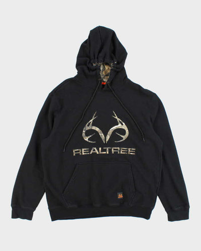 Vintage Y2K Real Tree Camouflage Logo Hoodie - L