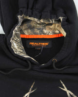 Vintage Y2K Real Tree Camouflage Logo Hoodie - L
