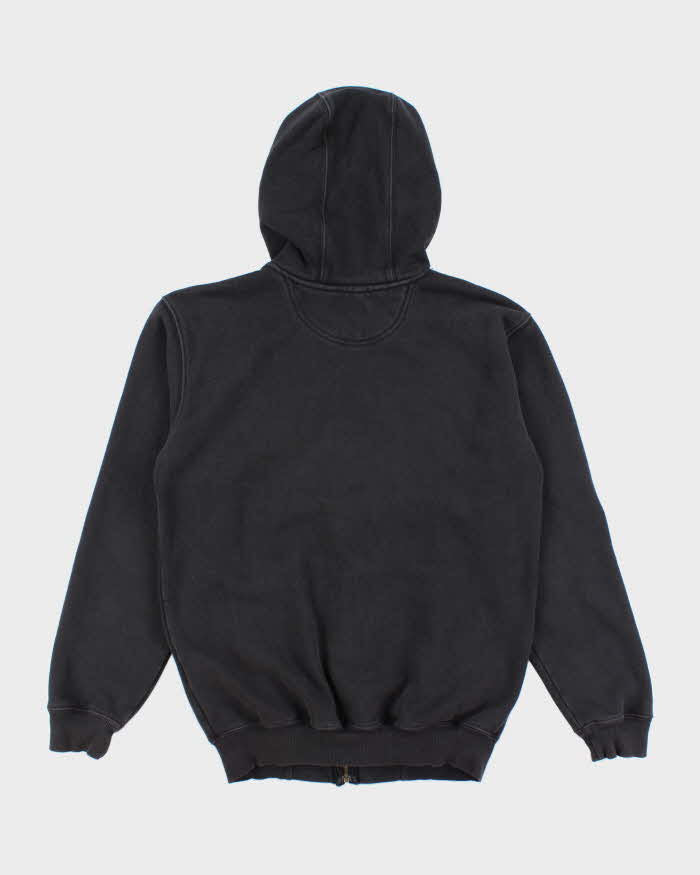 Vintage 2000's Carhartt Embroidered Oversized Zip Up Hoodie - S