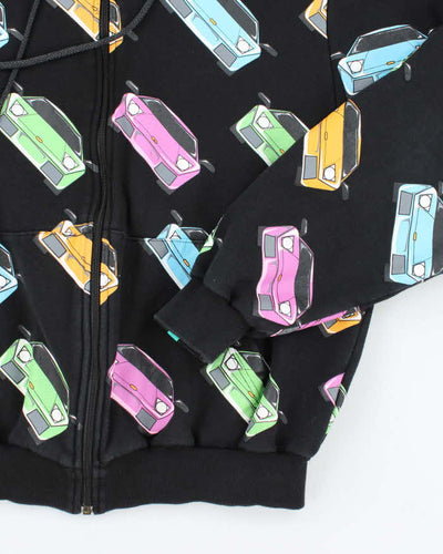 Vintage 2000's New York's Lottery All Over Print Hoodie - L