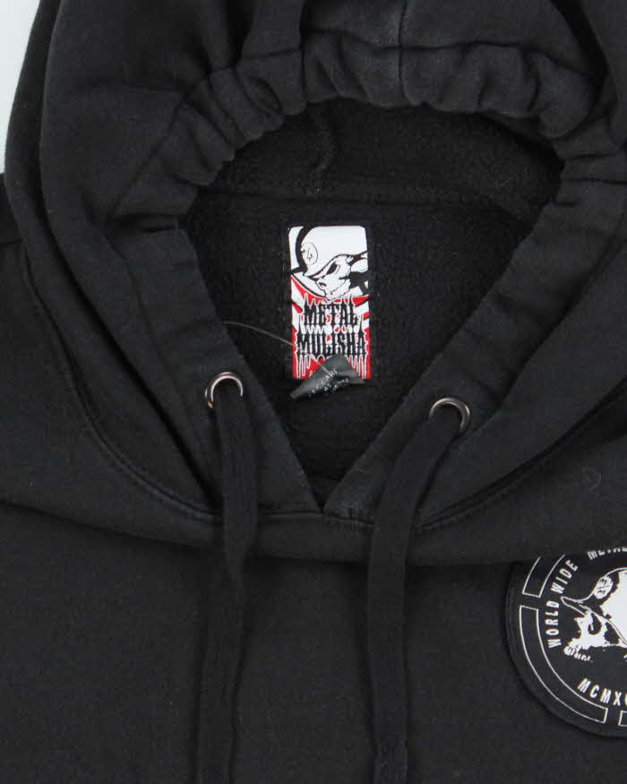 Vintage 2000's Metal Mulisha Gothic Print Hoodie - XL
