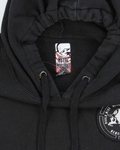 Vintage 2000's Metal Mulisha Gothic Print Hoodie - XL