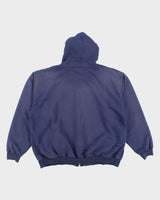 Vintage 90's Carhartt Waffle Heavyweight Zip Up Hoodie - XXL