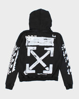 Vintage Off White Main Logo Graphic Print Hoodie - XS