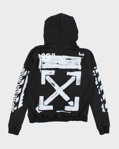 Vintage Off White Main Logo Graphic Print Hoodie - XS