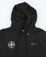 Vintage Off White Main Logo Graphic Print Hoodie - XS