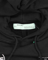 Vintage Off White Main Logo Graphic Print Hoodie - XS