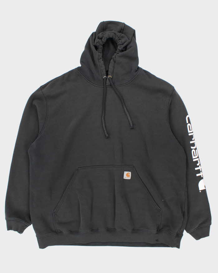 Vintage 2000's Carhartt Sleeve Spell Out Hoodie - XXL