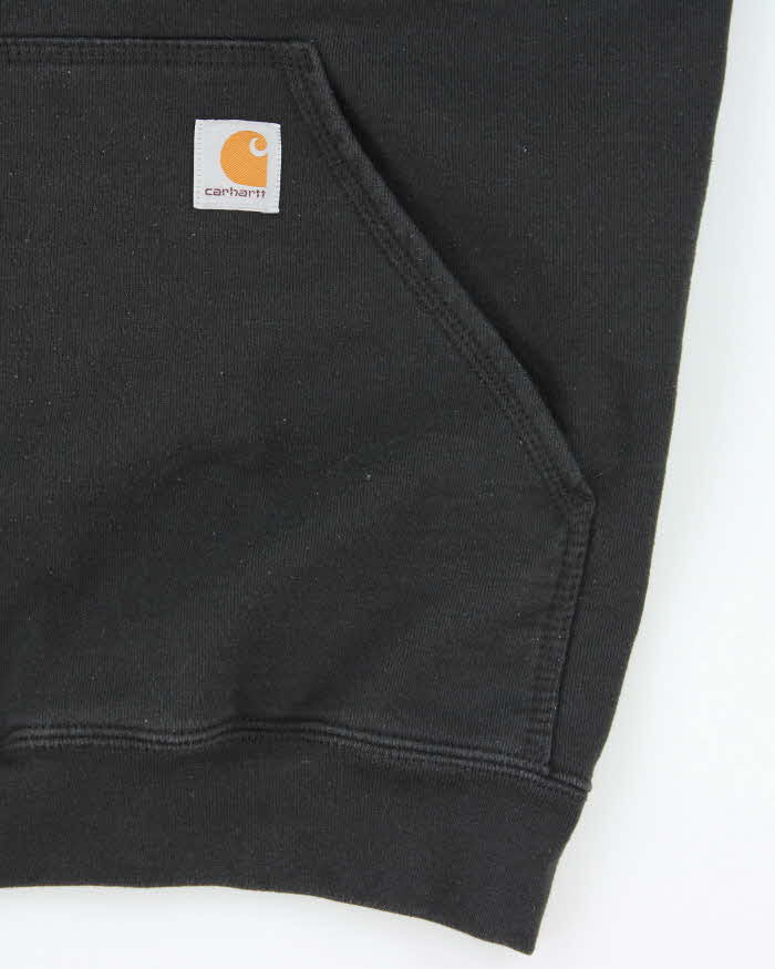 Vintage 2000's Carhartt Sleeve Spell Out Hoodie - S