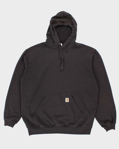 Vintage 90's Carhartt Oversized Sleeve Spell Out Hoodie - XL