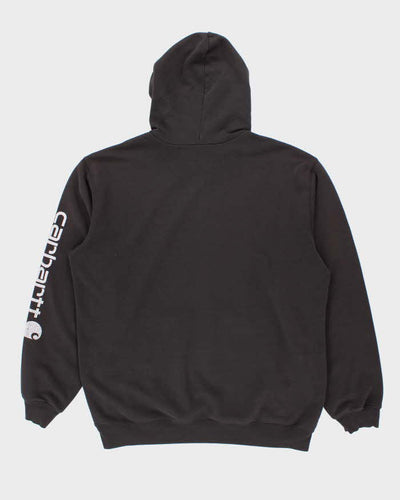 Vintage 90's Carhartt Oversized Sleeve Spell Out Hoodie - XL