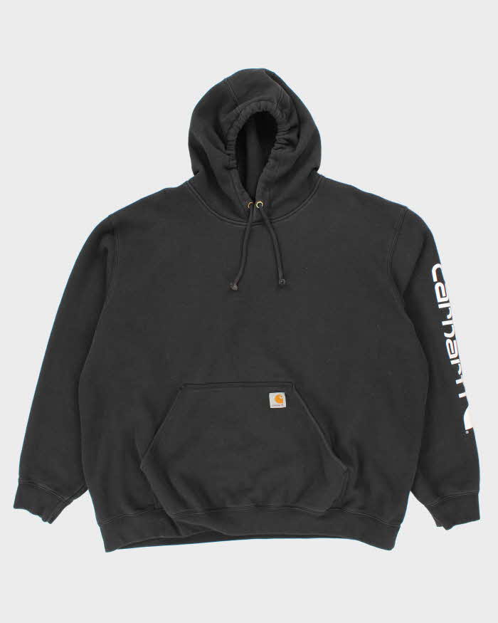 Vintage 2000's Carhartt Sleeve Spell Out Hoodie - XXL
