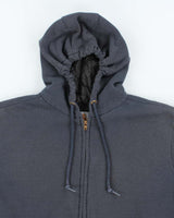 Vintage 2000's Carhartt Heavyweight Navy Zip Up Hoodie - L