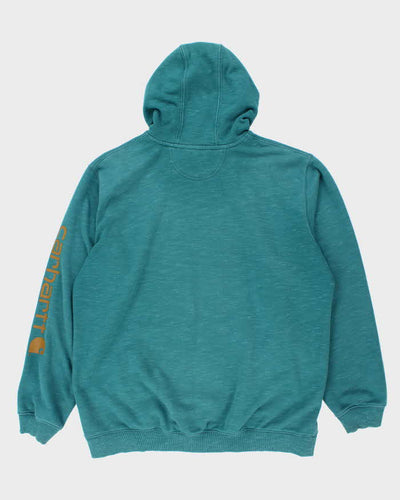 Vintage 2000's Carhartt Sleeve Spell Out Hoodie - XL