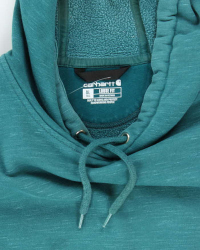 Vintage 2000's Carhartt Sleeve Spell Out Hoodie - XL