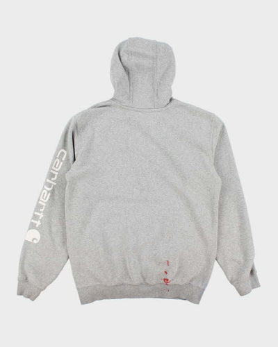 Vintage 2000's Carhartt Oversized Sleeve Print Hoodie - S