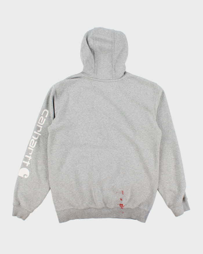 Vintage 2000's Carhartt Oversized Sleeve Print Hoodie - S