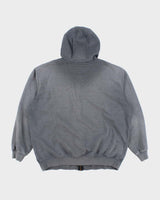 Vintage Carhartt Oversized Faded Zip Up Hoodie - XL