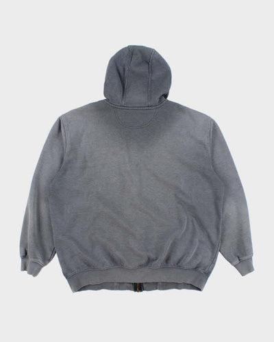 Vintage Carhartt Oversized Faded Zip Up Hoodie - XL