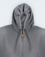 Vintage Carhartt Oversized Faded Zip Up Hoodie - XL