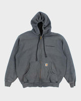 Vintage 2000's Carhartt Heavyweight Lined Zip Up Hoodie - L