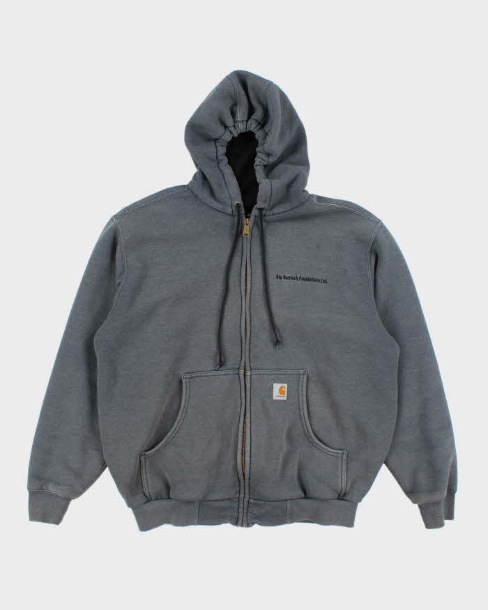Vintage 2000's Carhartt Heavyweight Lined Zip Up Hoodie - L