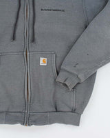 Vintage 2000's Carhartt Heavyweight Lined Zip Up Hoodie - L