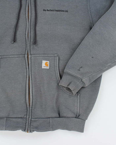 Vintage 2000's Carhartt Heavyweight Lined Zip Up Hoodie - L