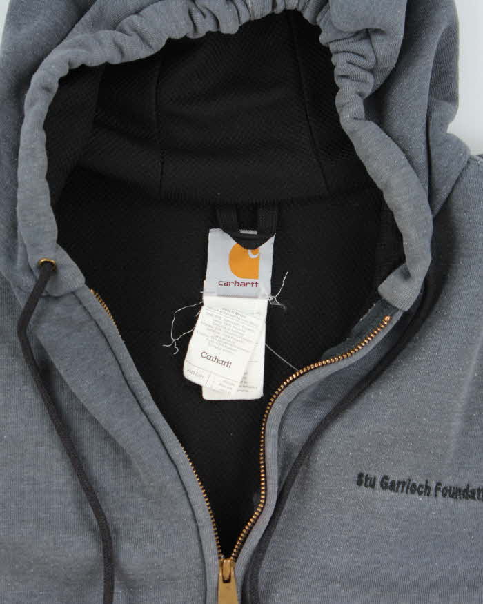 Vintage 2000's Carhartt Heavyweight Lined Zip Up Hoodie - L