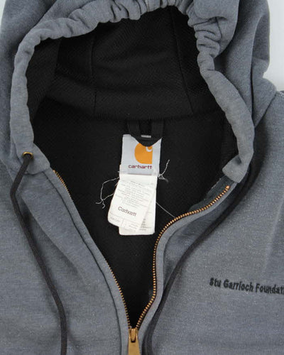 Vintage 2000's Carhartt Heavyweight Lined Zip Up Hoodie - L