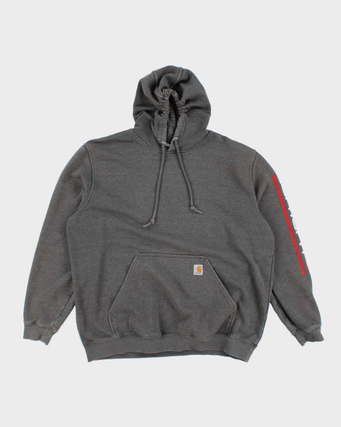 Vintage 2000's Carhartt Sleeve Print Oversized Hoodie - XL