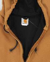Vintage 90's Carhartt Heavyweight Lined Zip Up Hoodie - XXL