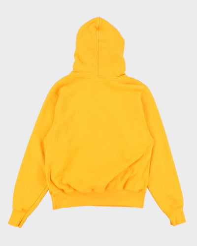 Vintage 2000's Champion Reverse Weave Yellow Hoodie - S