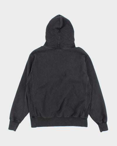 Vintage 2000's Champion Reverse Weave Black Hoodie - M