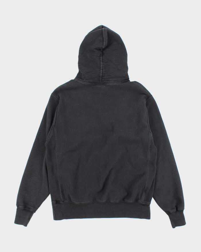 Vintage 2000's Champion Reverse Weave Black Hoodie - M
