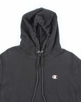 Vintage 2000's Champion Reverse Weave Black Hoodie - M