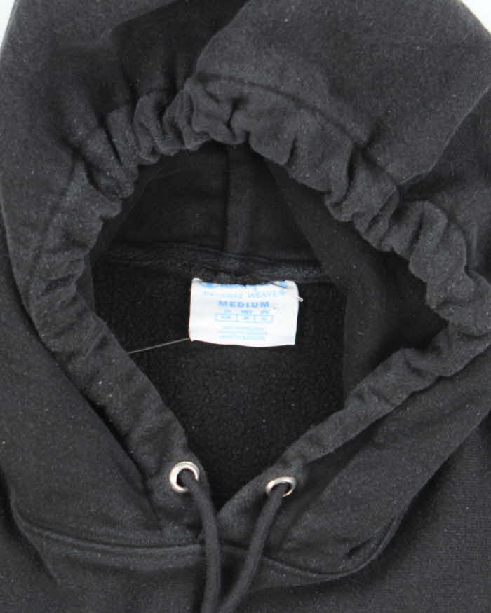 Vintage 2000's Champion Reverse Weave Black Hoodie - M