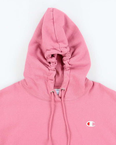 Vintage 2000's Champion Reverse Weave Pink Hoodie - XL
