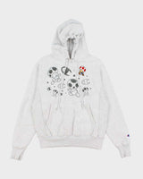 Vintage Champion Reverse Weave Toad Embroidered Hoodie - S